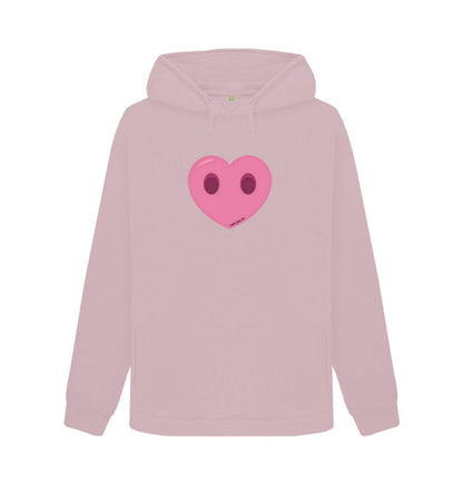 Mauve Women's Compassion Heart Hoodie