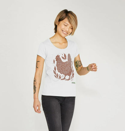 Women's Happy Hens Only Scoop Neck T-Shirt