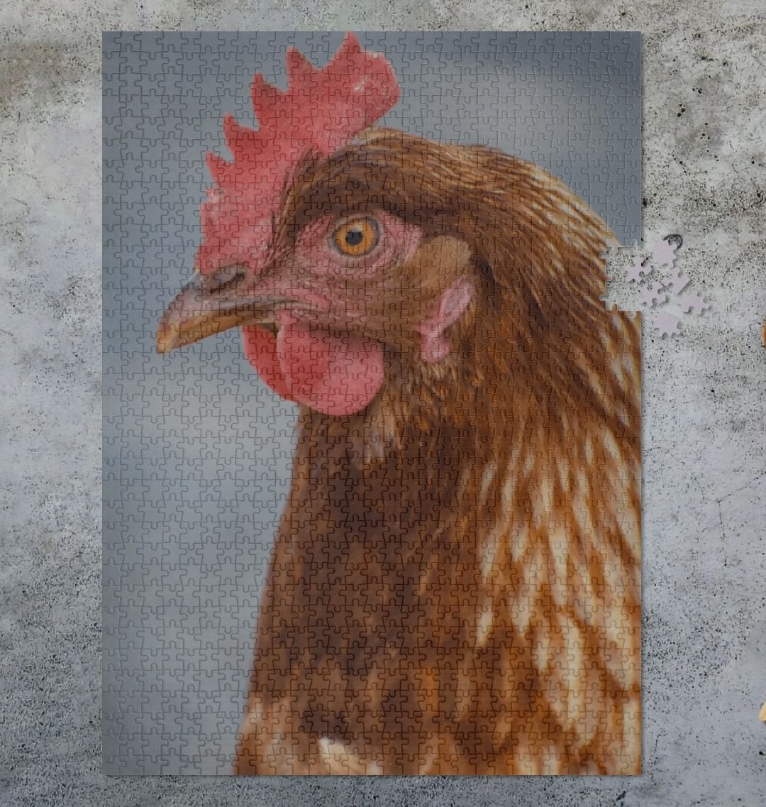 Hen Jigsaw (Portrait)