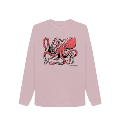 Mauve Women's Octopus Jumper