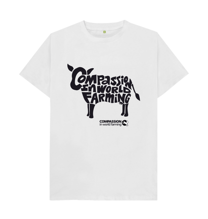 White Printed T-shirt Front