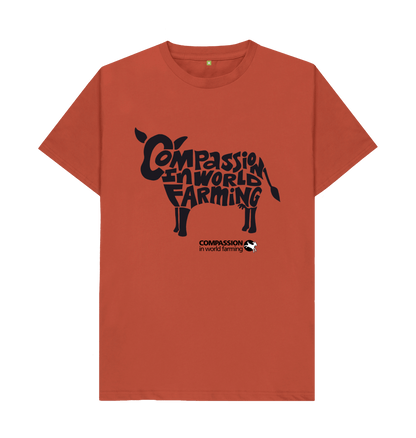 Rust Printed T-shirt Front