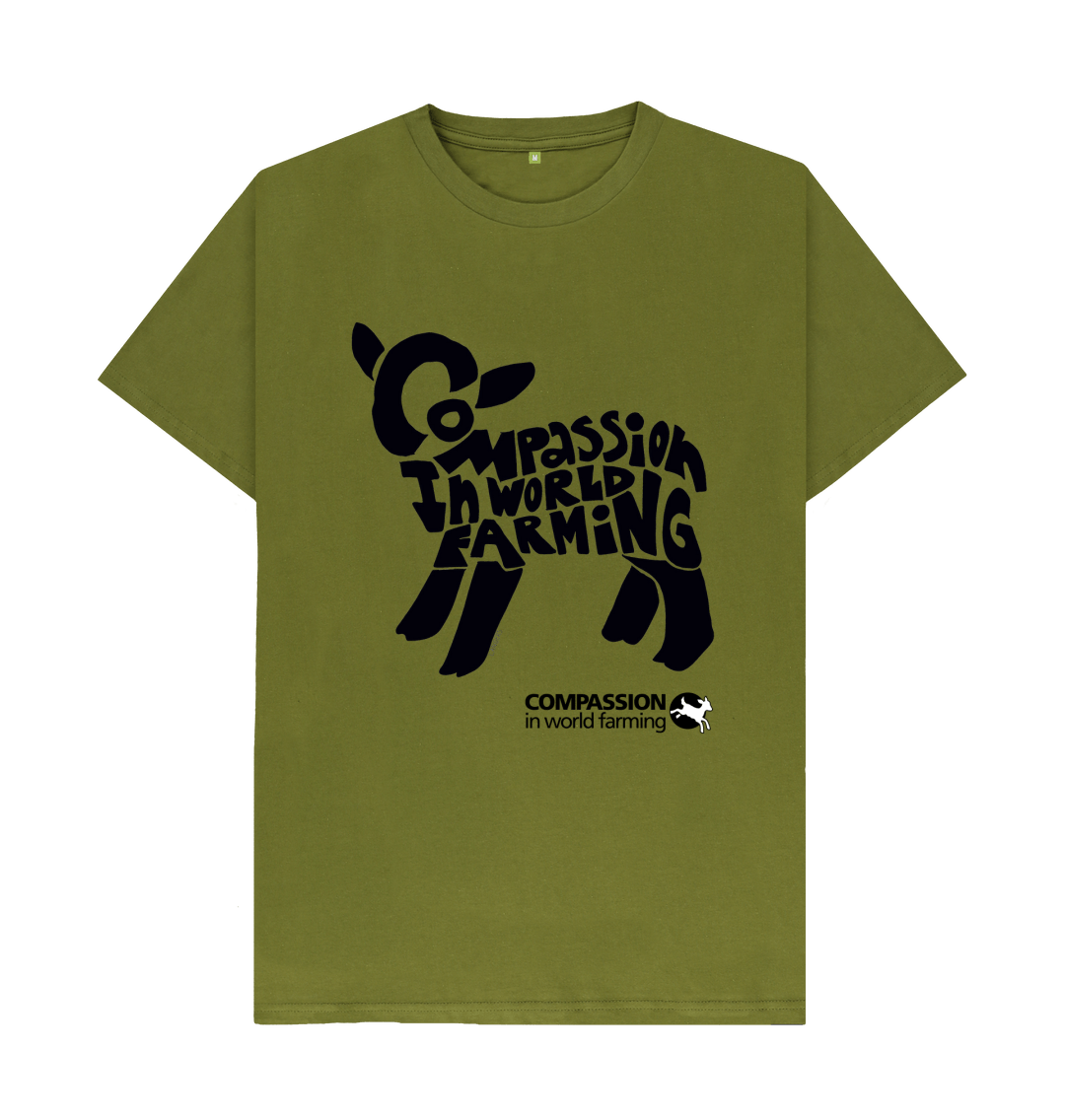 Moss Green Printed T-shirt