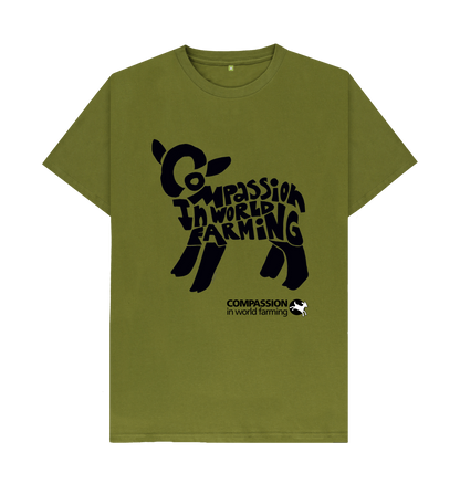 Moss Green Printed T-shirt