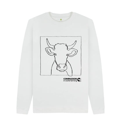 White Men's Cow Jumper