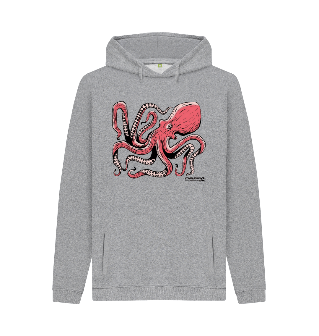 Light Heather Printed Hoody Front