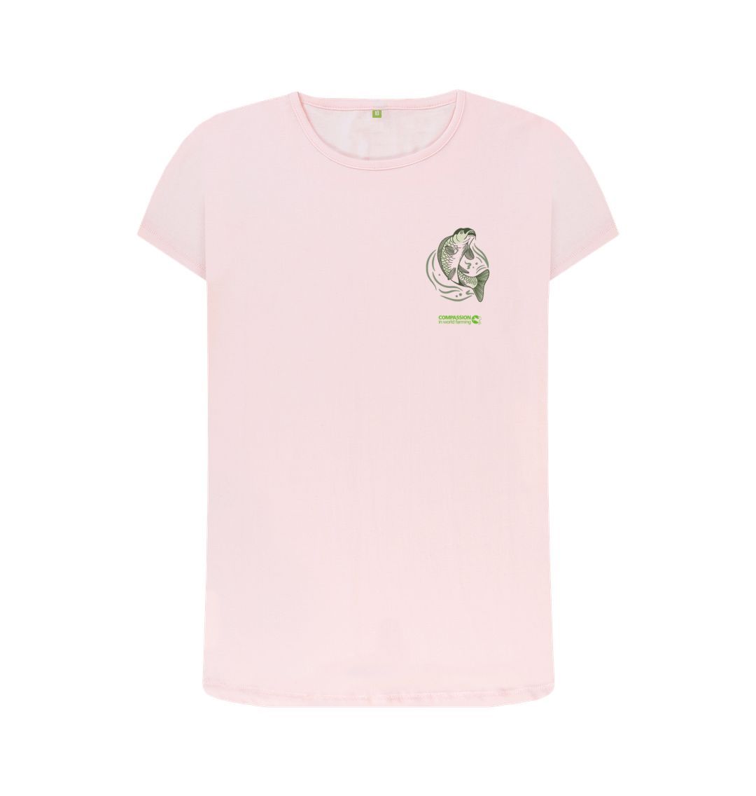 Pink Women's Carp Pocket T-shirt