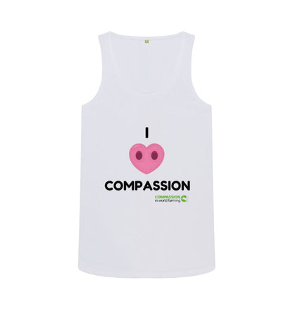 White Women's Compassion Vest