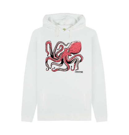 White Men's Octopus Hoody