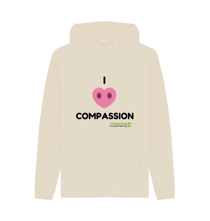 Oat Printed Hoody Front