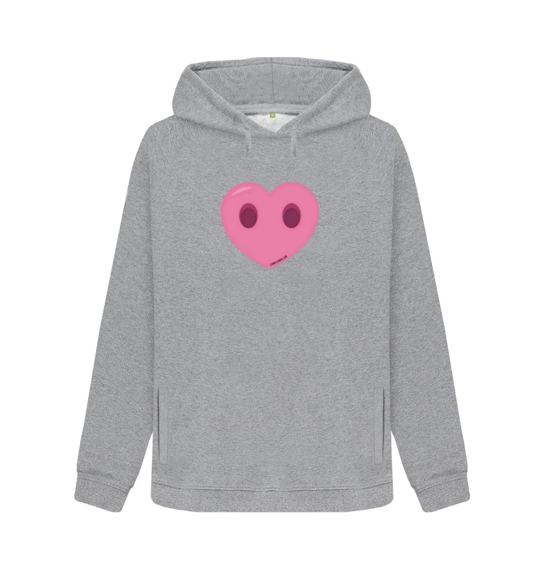 Light Heather Women's Compassion Heart Hoodie