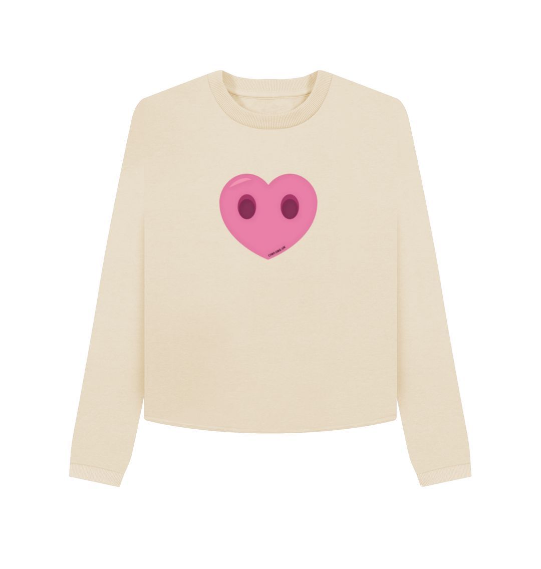 Oat Women's Compassion Heart Boxy Jumper