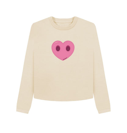 Oat Women's Compassion Heart Boxy Jumper