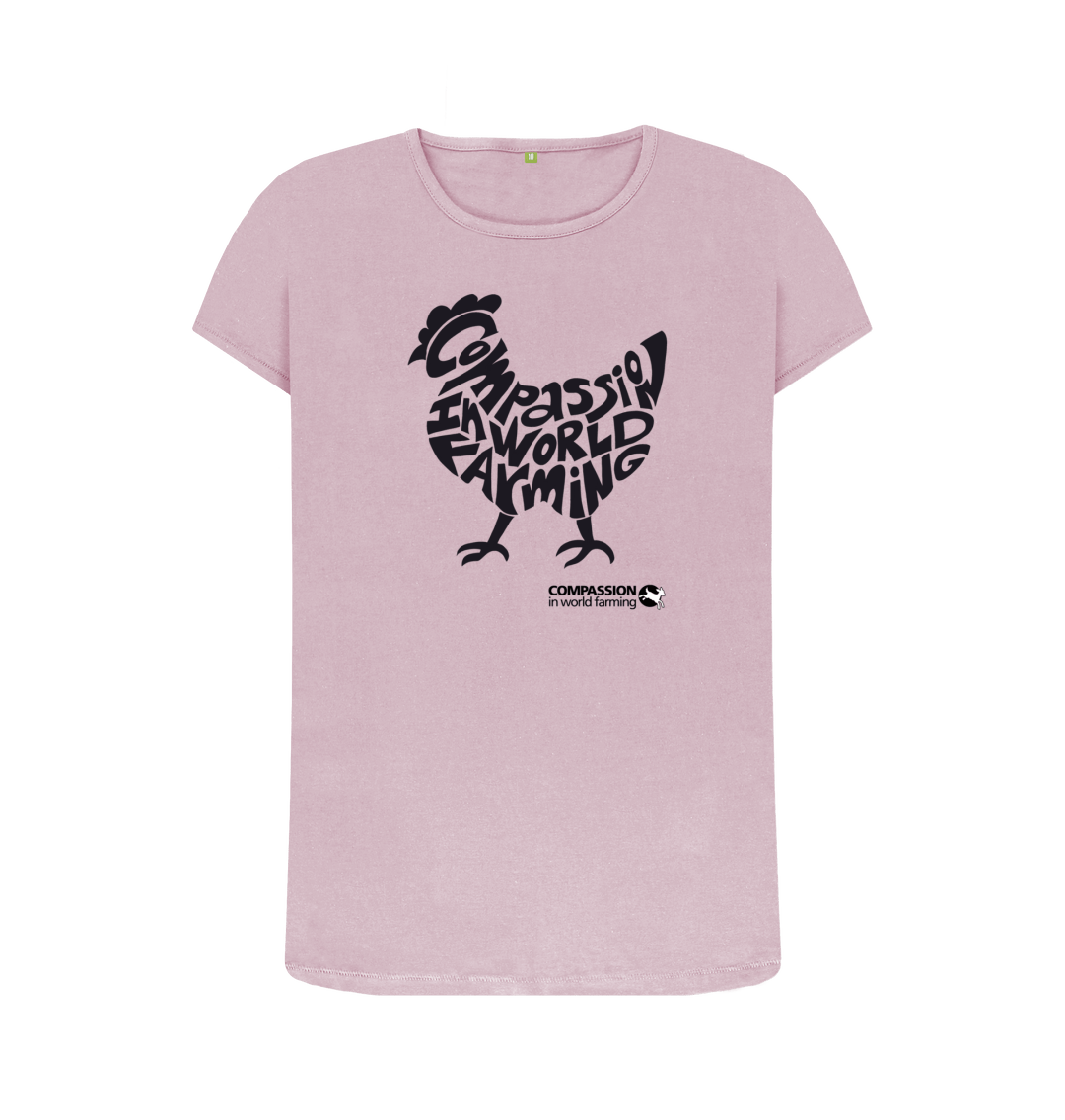 Mauve Printed T-shirt Front