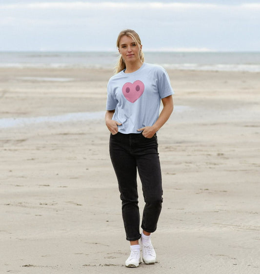 Women's Compassion Heart Boxy T-Shirt