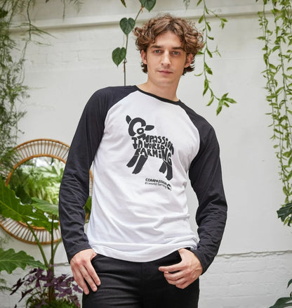 Men's Compassion Lamb Baseball T-Shirt