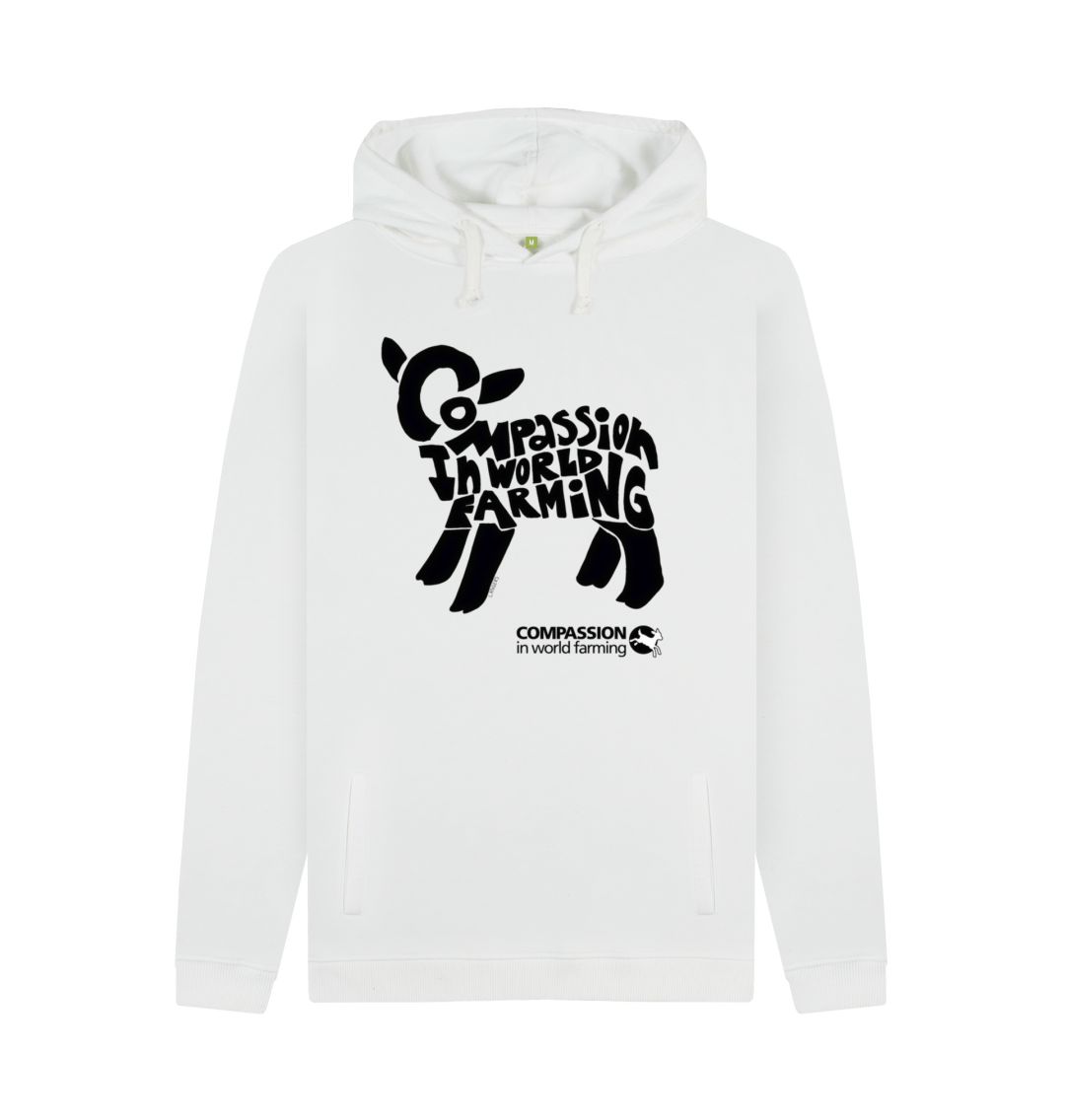 White Men's Compassion Lamb Hoodie