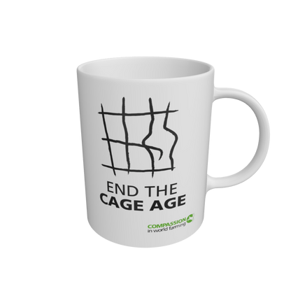 White End the Cage Age Mug