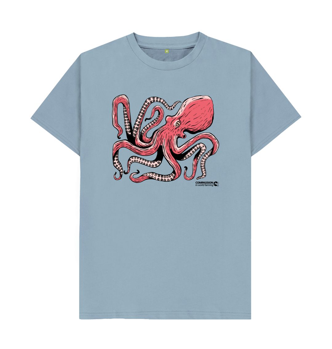 Stone Blue Men's Octopus T-Shirt