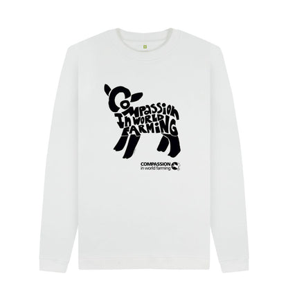 White Men's Compassion Lamb Jumper