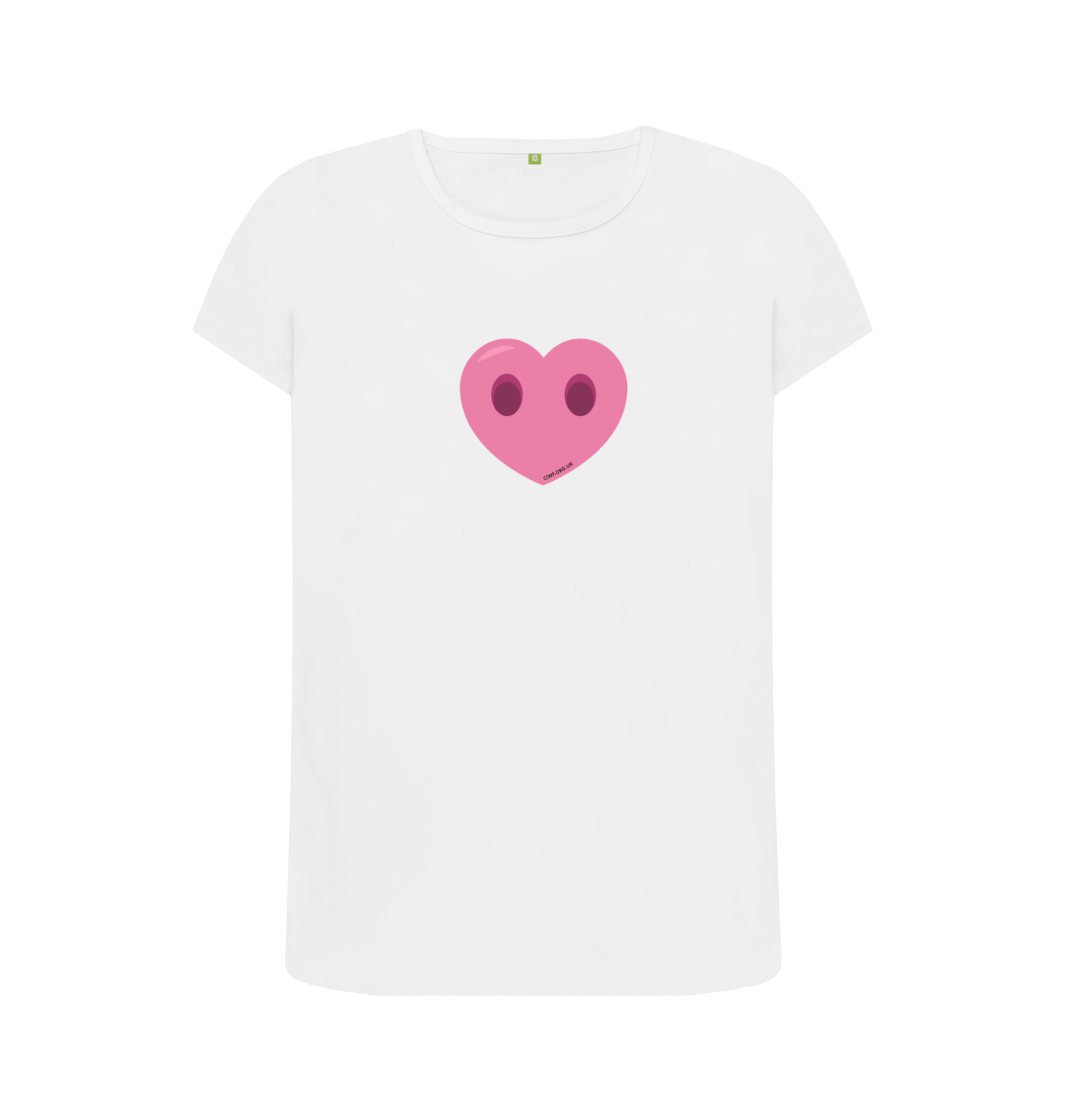 White Printed T-shirt Front