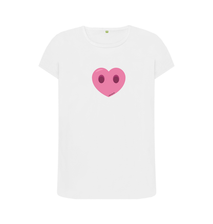 White Printed T-shirt Front