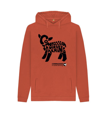 Rust Men's Compassion Lamb Hoodie