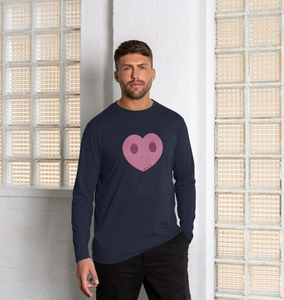 Men's Compassion Heart Long Sleeve T-Shirt