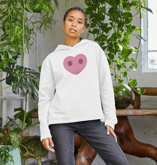 Women's Compassion Heart Relaxed Fit Hoodie