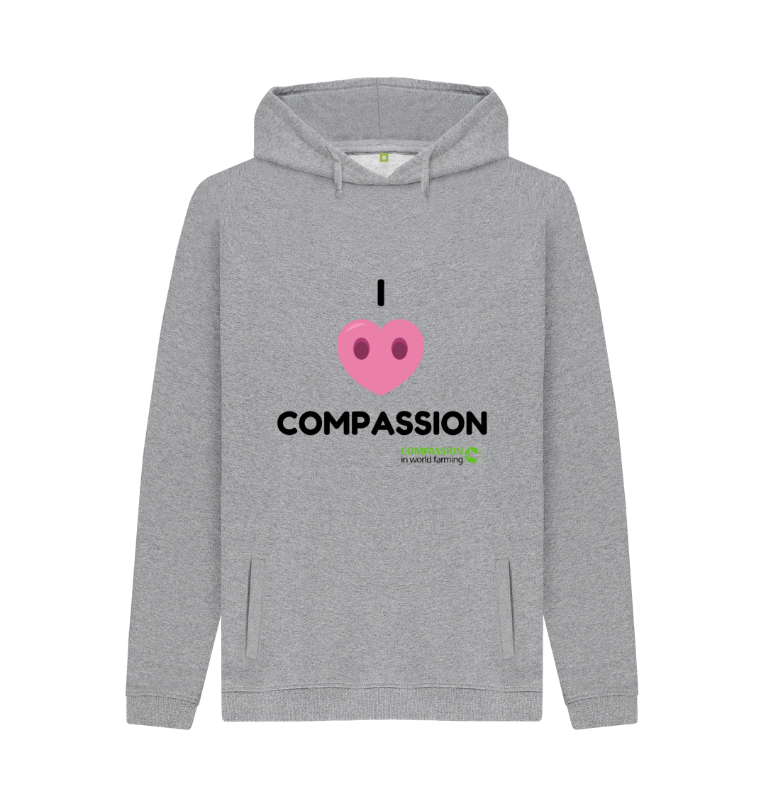 Light Heather Printed Hoody Front