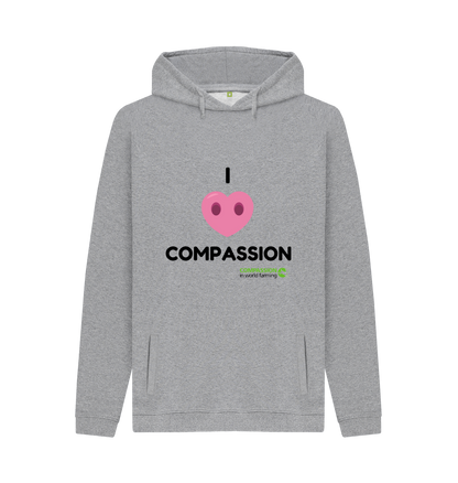 Light Heather Printed Hoody Front