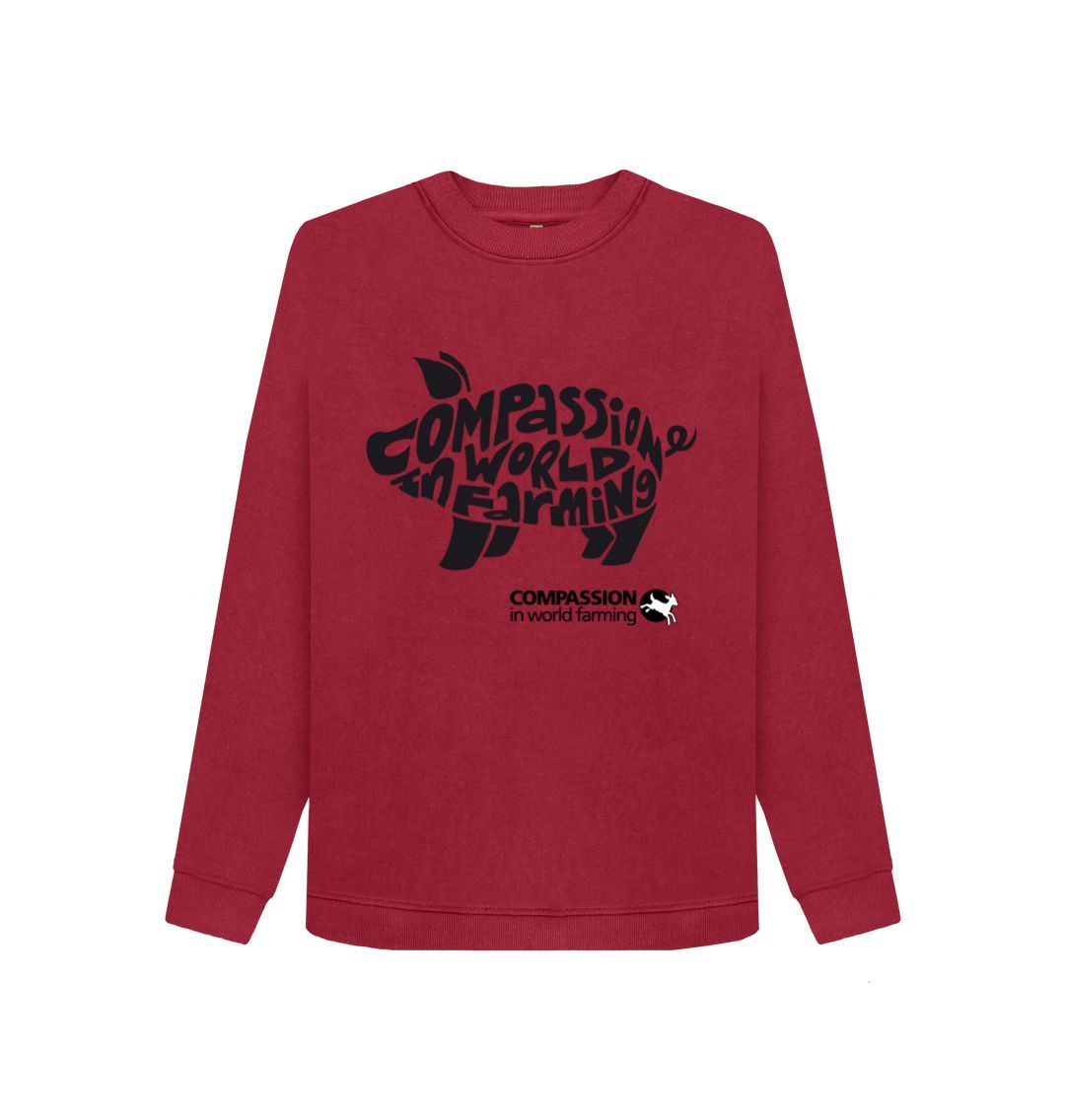 Cherry Women's Compassion Pig Jumper