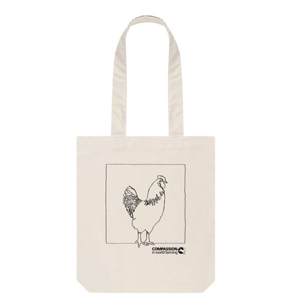 Natural Chicken Tote Bag