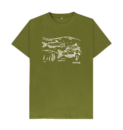 Moss Green Men's Catfish T-shirt