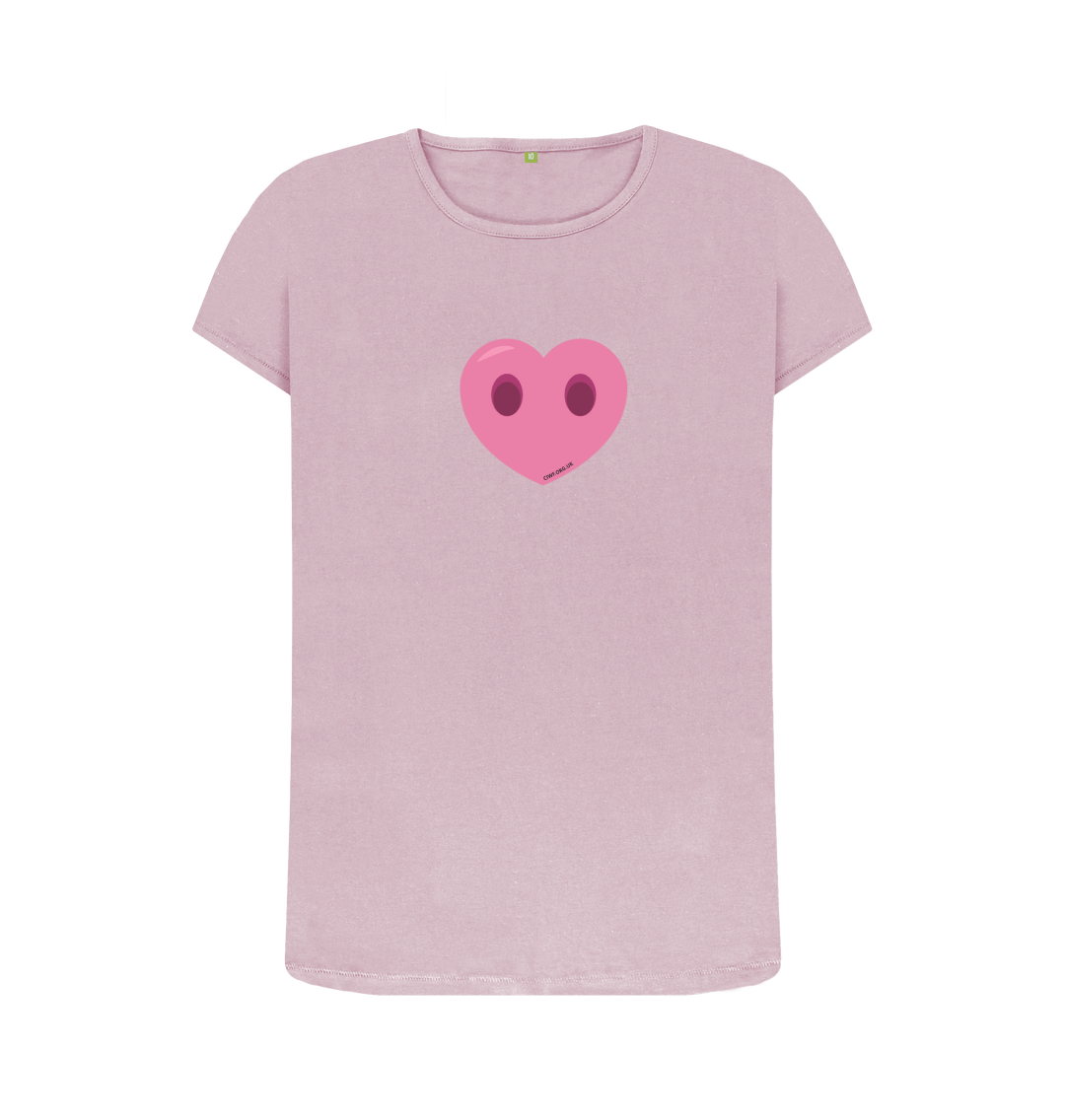 Mauve Printed T-shirt Front
