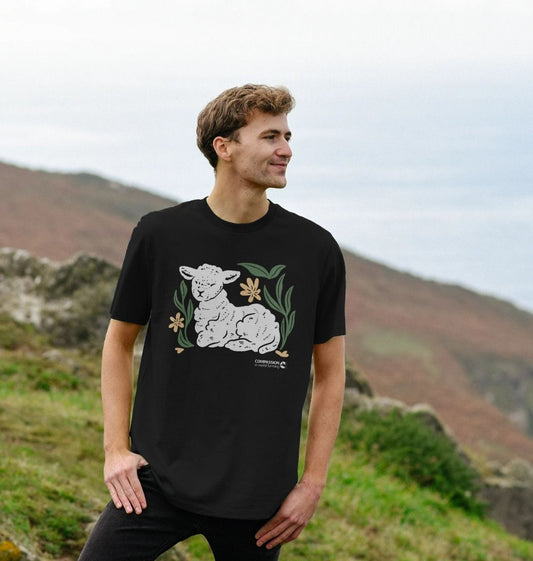 Men's Lamb Longline T-Shirt