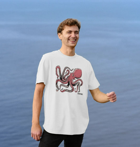 Men's Longline Octopus T-Shirt