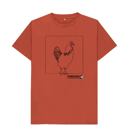 Rust Men's Chicken T-Shirt