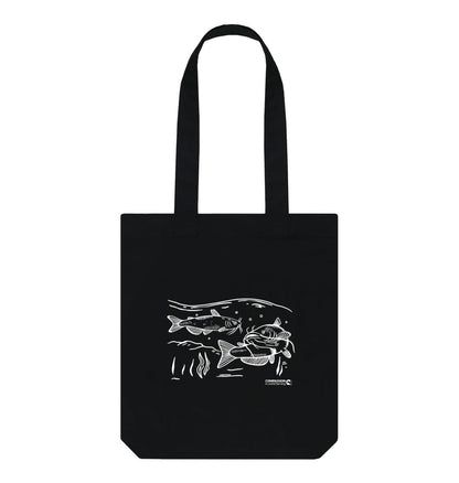 Black Catfish Tote Bag