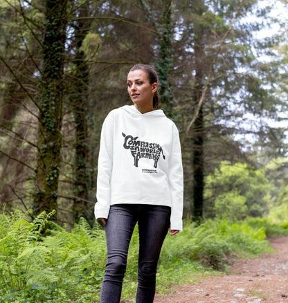 Women's Compassion Cow Relaxed Fit Hoodie