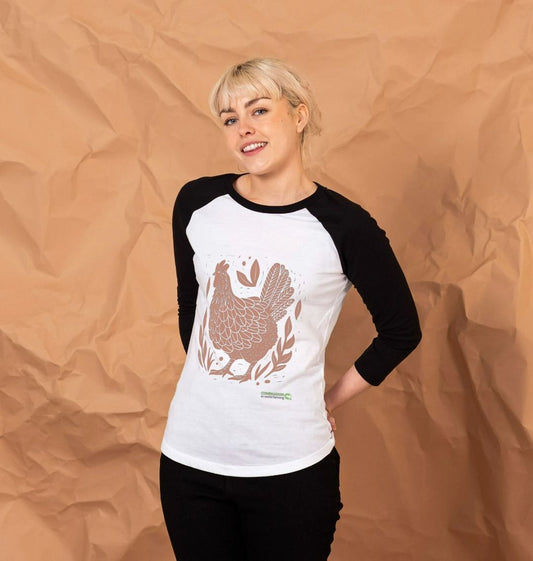 Women's Happy Hens Only Baseball T-Shirt