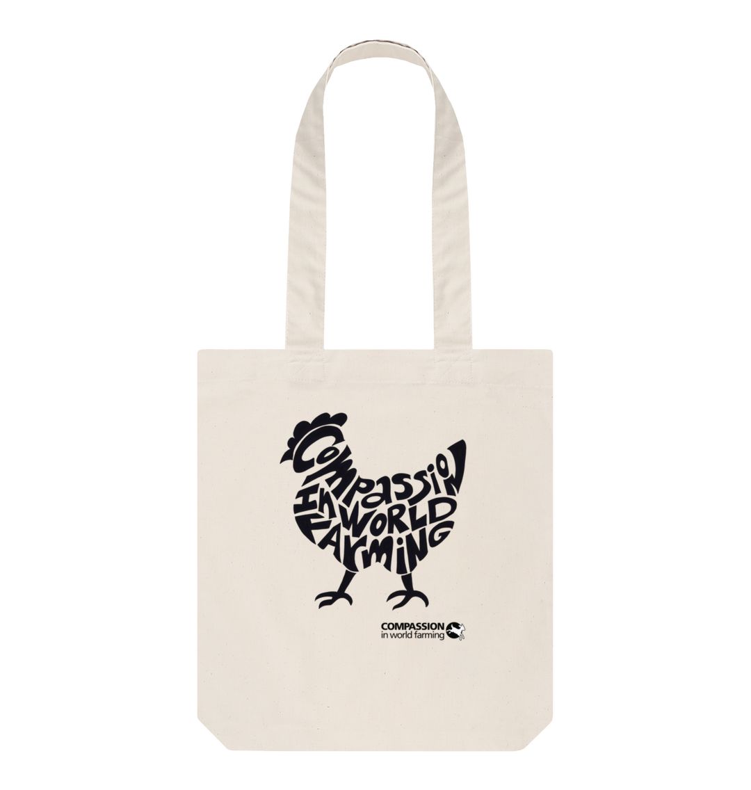 Natural Compassion Chicken Tote Bag