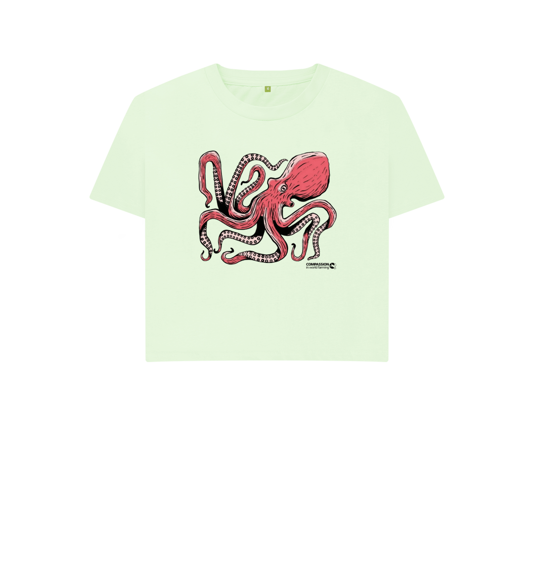 Pastel Green Printed T-shirt