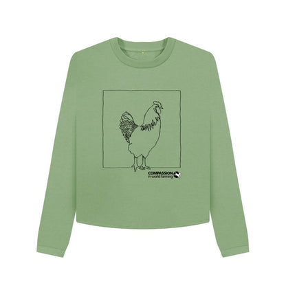 Sage Women's Chicken Boxy Jumper