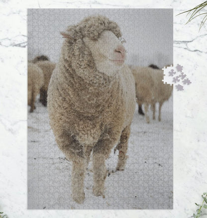 Sheep Jigsaw (Portrait)