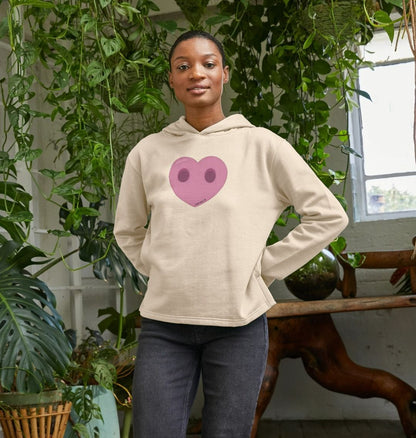 Women's Compassion Heart Relaxed Fit Hoodie