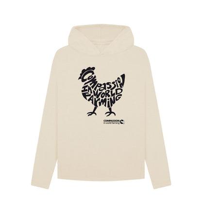 Oat Women's Compassion Chicken Relaxed Fit Hoodie