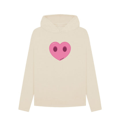 Oat Women's Compassion Heart Relaxed Fit Hoodie