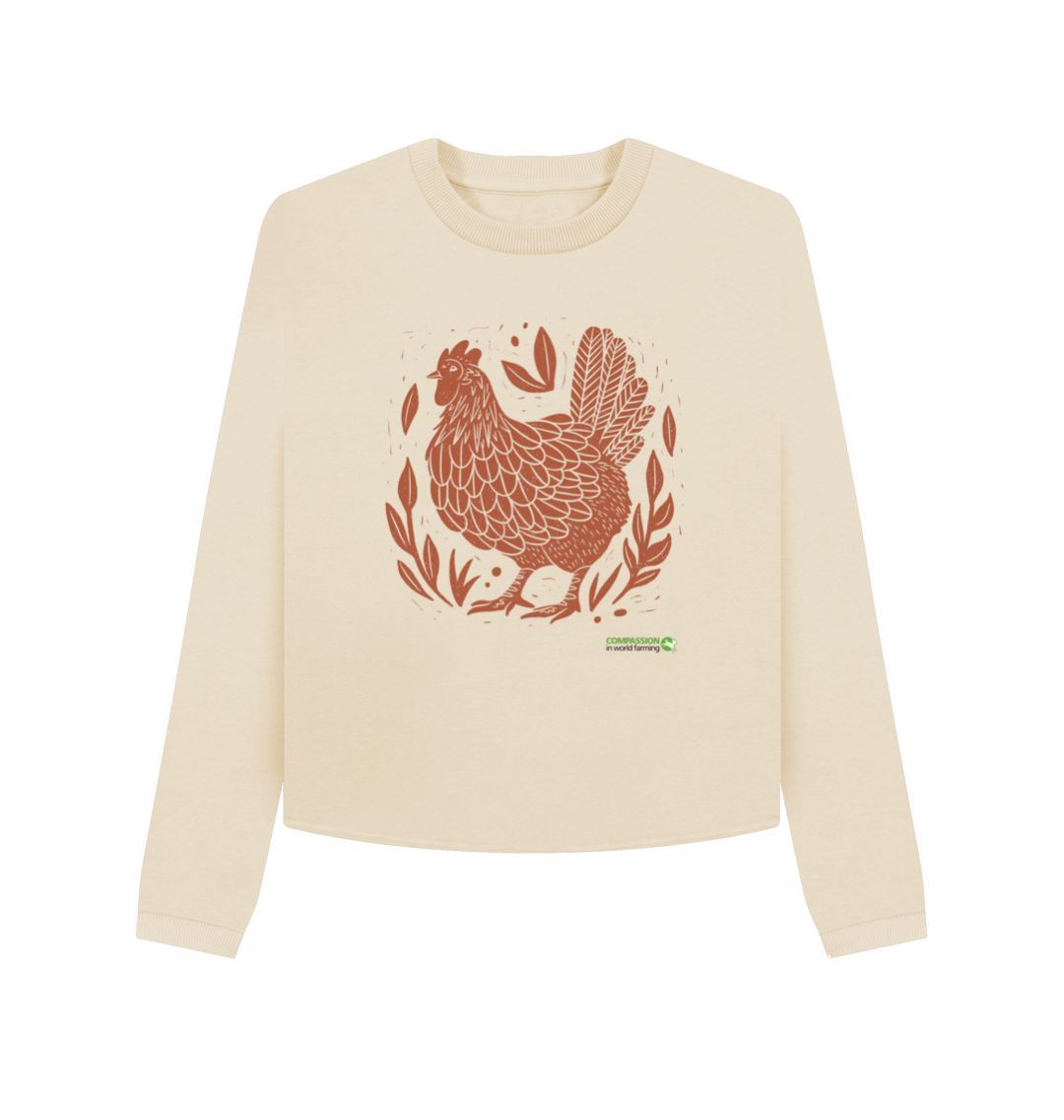 Oat Women's Happy Hens Only Boxy Jumper