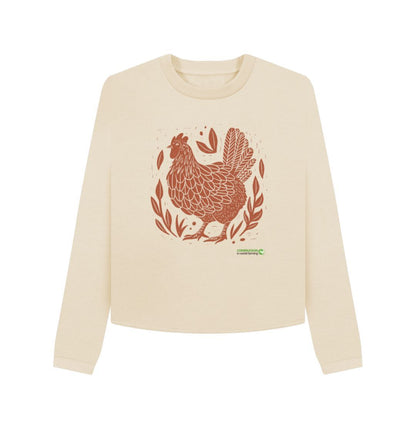 Oat Women's Happy Hens Only Boxy Jumper